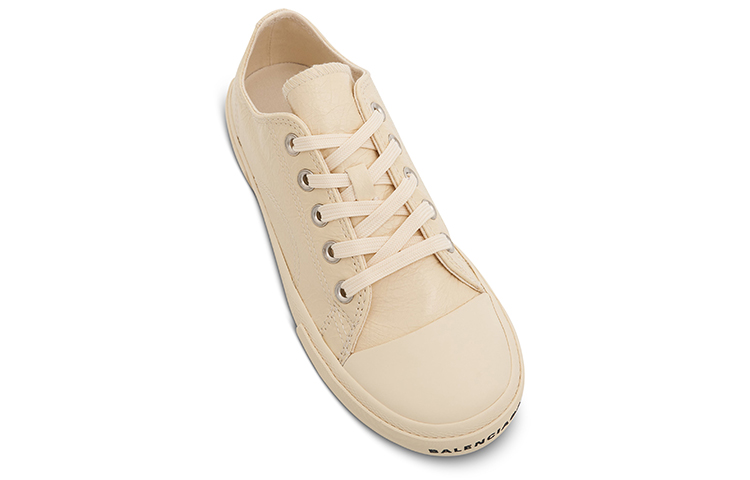 Shop (W) バレンシアガ パリ ローカットスニーカー (白コットン/ラバー) 688757W3RCB9090