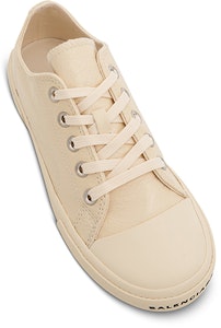 巴黎世家 Paris 棉布 低幫繫帶 時尚板鞋 女款 白色 Shop 巴黎世家 Paris 棉布 低幫繫帶 時尚板鞋 女款 白色