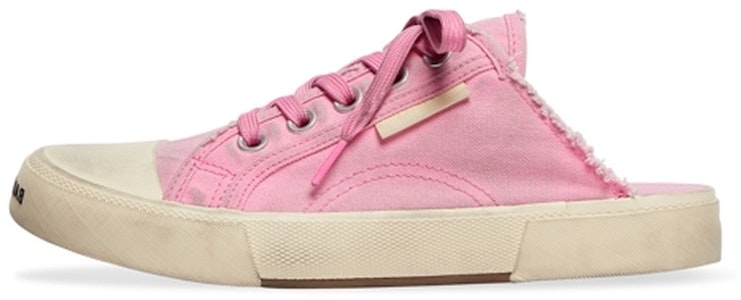 巴黎世家 Balenciaga 巴黎 织物 系带平底 时尚凉鞋 女款 粉色 Buy 巴黎世家 Balenciaga 巴黎 织物 系带平底 时尚凉鞋 女款 粉色