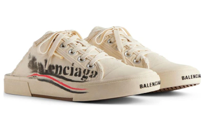 (Women) Balenciaga Paris Mules 'White'