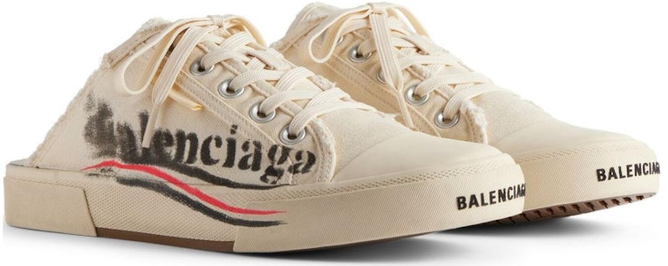 (W) Balenciaga Paris Mules 'Blancas' 693952W3PS19016 Lookbook (W) Balenciaga Paris Mules 'Blancas' 693952W3PS19016