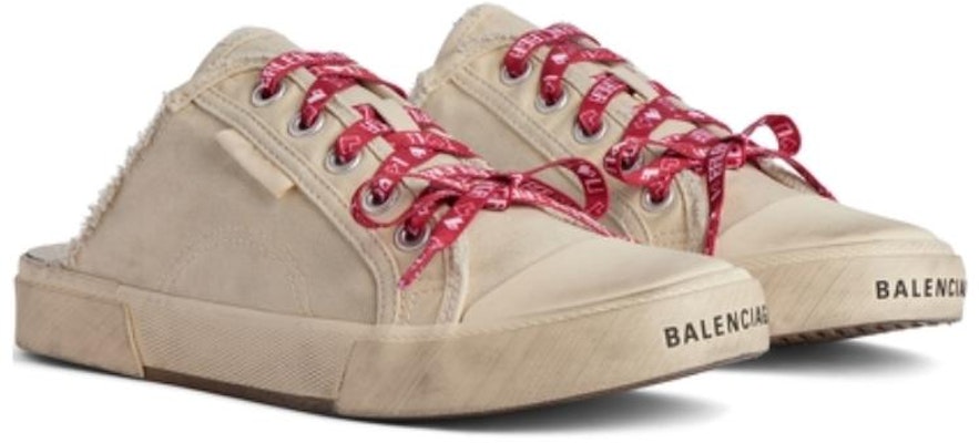 (W) 巴黎世家巴黎便鞋“白色破坏棉与白色橡胶” 693952W3PA59060 Lookbook (W) 巴黎世家巴黎便鞋“白色破坏棉与白色橡胶” 693952W3PA59060