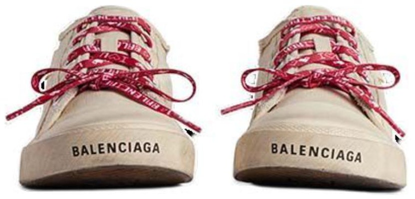 (W) 巴黎世家巴黎便鞋“白色破坏棉与白色橡胶” 693952W3PA59060 Shop (W) 巴黎世家巴黎便鞋“白色破坏棉与白色橡胶” 693952W3PA59060