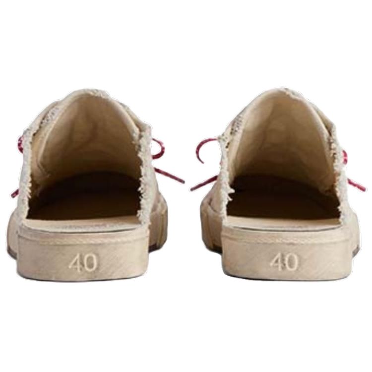 Purchase (W) 巴黎世家巴黎便鞋“白色破坏棉与白色橡胶” 693952W3PA59060