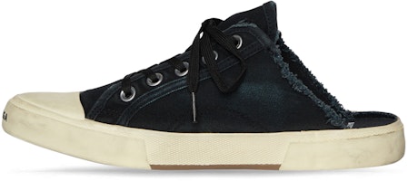 (Women) Balenciaga Paris Sneaker Mule 'Destroyed - Black' 693952W3RC31090 (Women) Balenciaga Paris Sneaker Mule 'Destroyed - Black' 693952W3RC31090