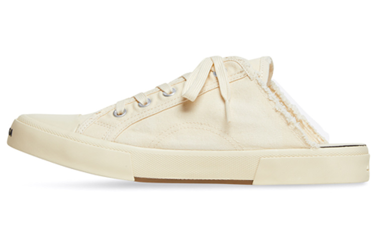 (Women) Balenciaga Paris Sneaker Mule 'Destroyed - White' 693952-W3RC6-9090