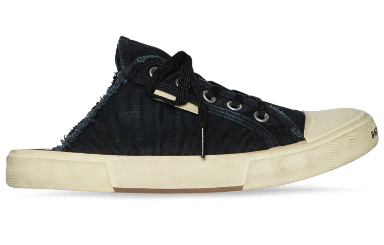 Order (W) Balenciaga Paris Sneaker Mule 'Destroyed - Hitam' 693952W3RC31090