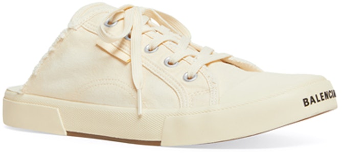 (W) バレンシアガ Paris スニーカーミュール "Destroyed - ホワイト" 693952-W3RC6-9090 Order (W) バレンシアガ Paris スニーカーミュール "Destroyed - ホワイト" 693952-W3RC6-9090