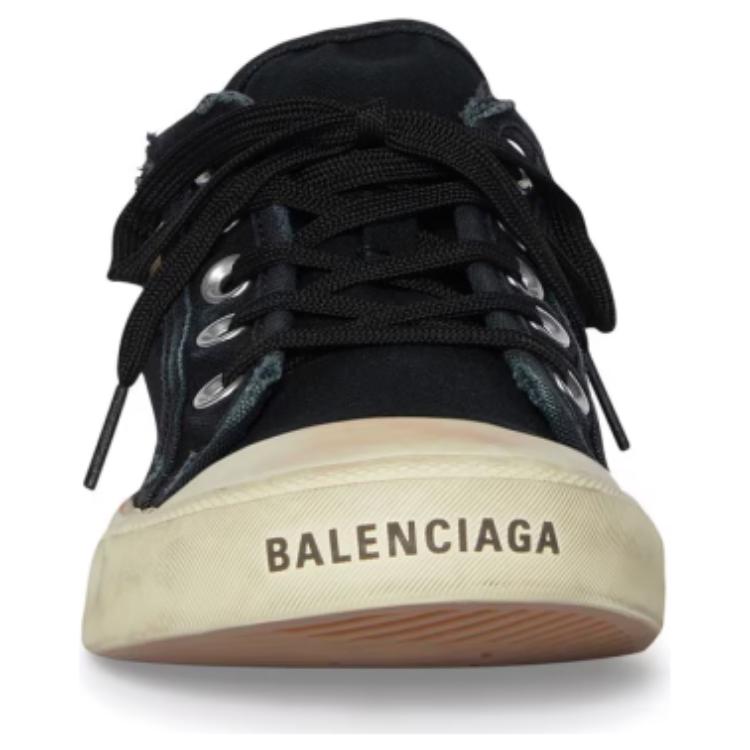 Shop (W) Balenciaga Paris Sneaker Mule 'Destroyed - Hitam' 693952W3RC31090