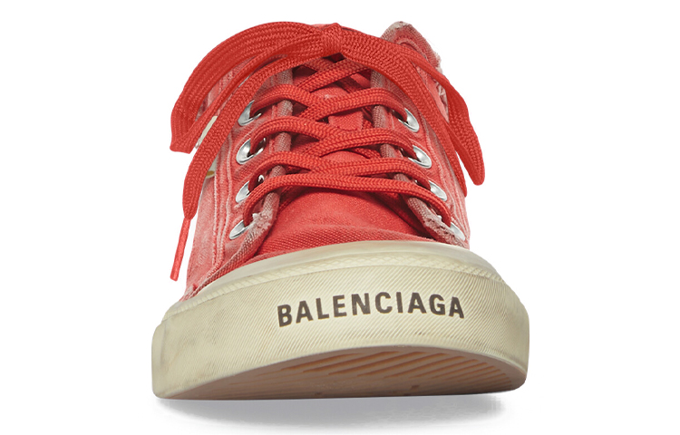 (W) Balenciaga Paris Sneaker Mule 'Destroyed - Red' 圖 4