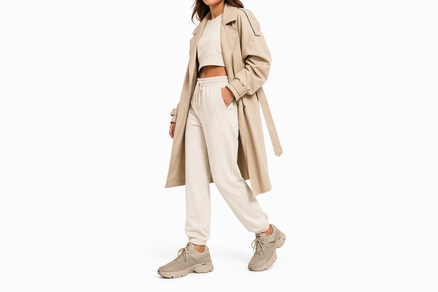 Order (Women) Balenciaga Phantom Sneaker 'Dark Beige'  679339-W2E92-2000
