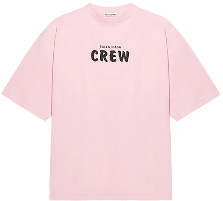 (W) Balenciaga 粉色字母印花短袖T恤 620941TIVG91900 Buy (W) Balenciaga 粉色字母印花短袖T恤 620941TIVG91900