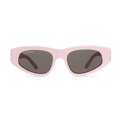 (Women) Balenciaga Pink Irregular Sunglasses with Classic Logo and Avant-Garde Design 621642T00014536