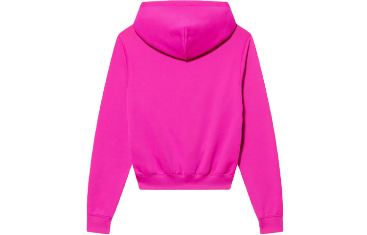 (Women) Balenciaga Pink Logo Drawstring Hoodie Pullover Sweater. 657683TKVE36817 圖 3