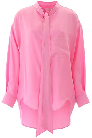 women-balenciaga-pink-long-sleeve-casual-shirt-with-logo-print-back-520497-tfo-025630