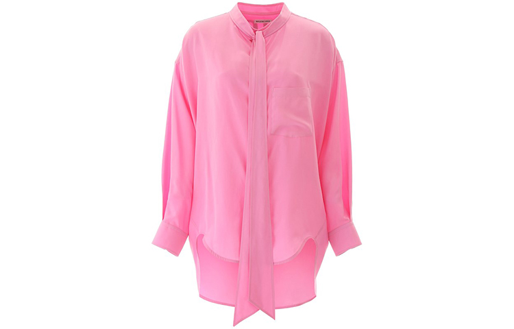 Order (W) Balenciaga 粉色長袖休閒襯衫 後背Logo印花 520497TFO025630