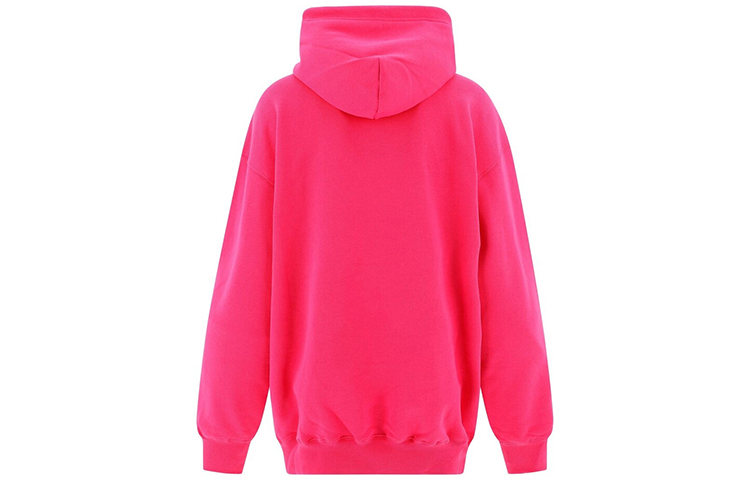 (Women) Balenciaga Pink Oversized Hoodie with Letter Logo Print 570798THV775630 圖 3