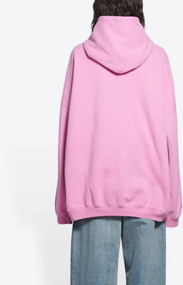 (W) Balenciaga Hoodie Pink Oversized Wanita dengan Cetakan Huruf. 651799TLV540586 Purchase (W) Balenciaga Hoodie Pink Oversized Wanita dengan Cetakan Huruf. 651799TLV540586