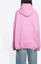 Purchase (W) Balenciaga Hoodie Pink Oversized Wanita dengan Cetakan Huruf. 651799TLV540586