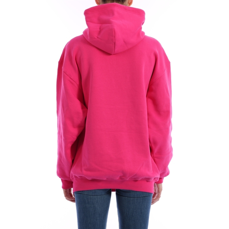 (Women) Balenciaga Pink Oversized Hoodie with Letter Logo Print 570798THV775630 圖 5