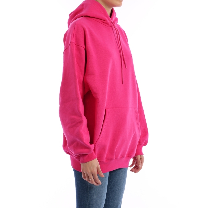 (Women) Balenciaga Pink Oversized Hoodie with Letter Logo Print 570798THV775630 圖 6