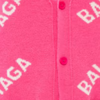 Details for (Women) Balenciaga Pink Wool Knit Sweater with Letter Print. 620984T15675621