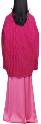 (W) 발렌시아가 핑크 울 터틀넥 스웨터 루즈핏 풀오버. 583100T15345630 Purchase (W) 발렌시아가 핑크 울 터틀넥 스웨터 루즈핏 풀오버. 583100T15345630