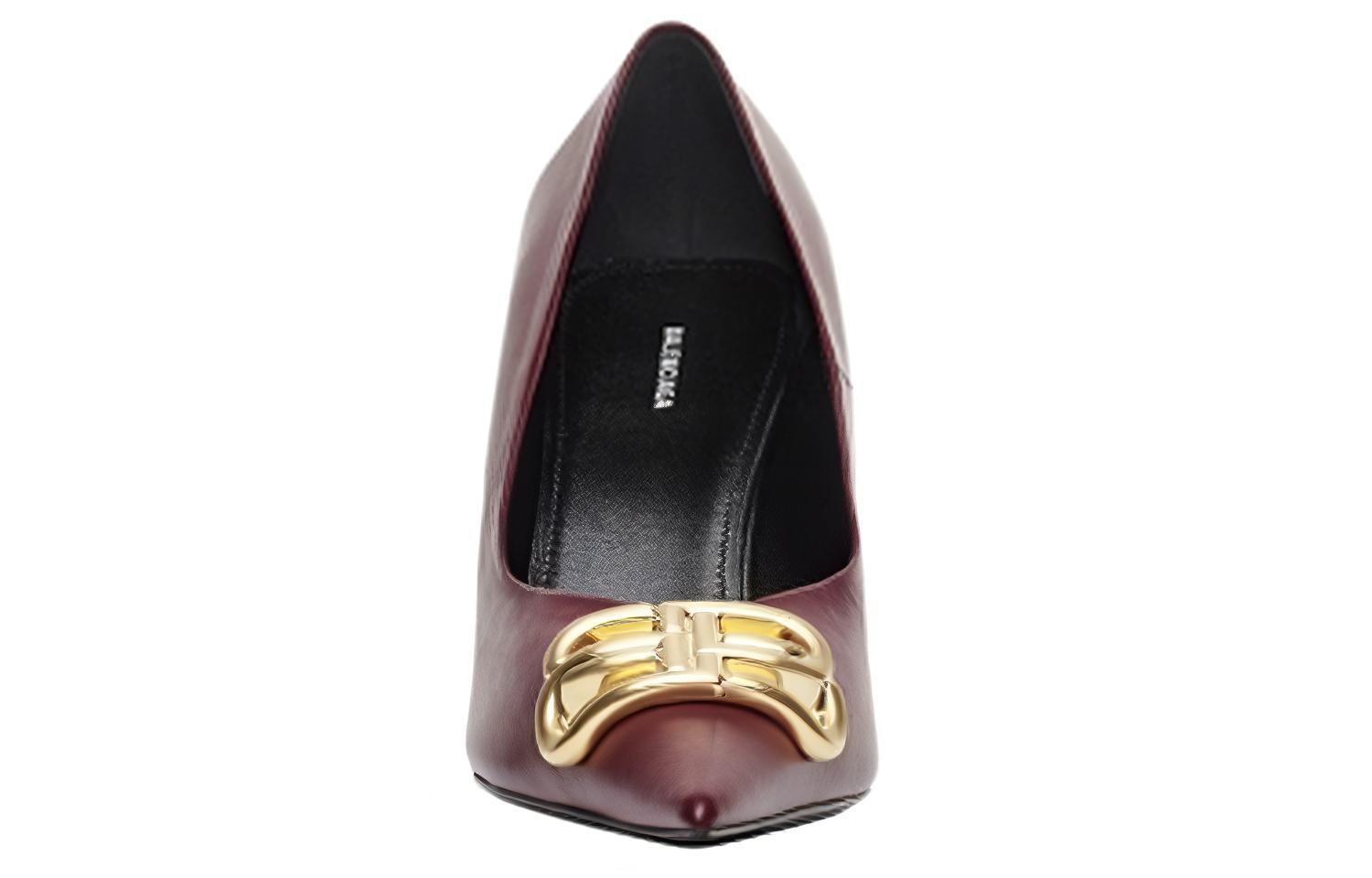 Lookbook (Women) Balenciaga Pointed-Toe High Heel 'Deep Red' 636635WAWNC6680