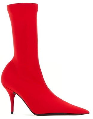(Women) Balenciaga Pointed-Toe Slip-On Ankle Boots 'Red Leather' 548265W2ES06090 Lookbook (Women) Balenciaga Pointed-Toe Slip-On Ankle Boots 'Red Leather' 548265W2ES06090