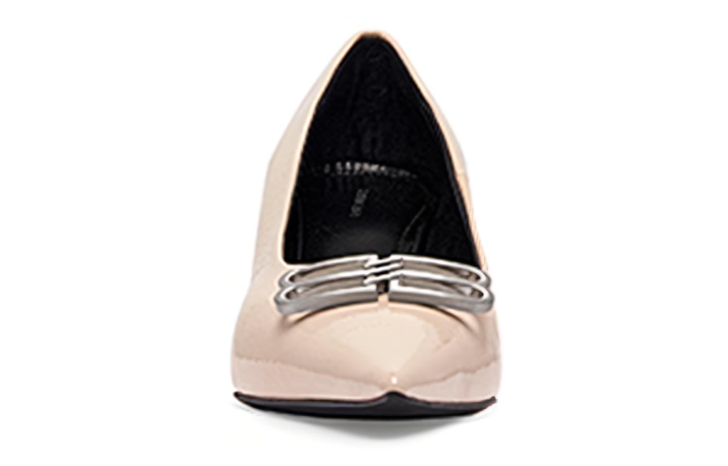 Lookbook (W) Balenciaga Sepatu Hak Tinggi Ujung Lancip 'Kulit Pink' 694739WBDU27080