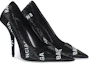 Order (W) Balenciaga Tacchi a Spillo Punta Cristallo Neri e Bianchi 719769WBC521090