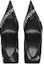 Shop (W) Balenciaga Kasut Tumit Tajam Kristal 'Stiletto Hitam Putih' 719769WBC521090