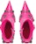 (W) Balenciaga But Kulit Tumit Rendah Hujung Runcing 'Merah Jambu' 694379WAD4E5800