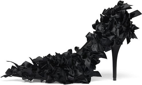 (W) Balenciaga Zapatos de Punta Slip-On 'Tacones de Aguja Negros Altos'. 738326W0WMI1000 Buy (W) Balenciaga Zapatos de Punta Slip-On 'Tacones de Aguja Negros Altos'. 738326W0WMI1000