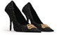 (W) Balenciaga Kasut Tumit Tinggi Runcing Slip-On '11cm Hitam' 739390W2L911000