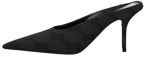 (Women) Balenciaga Pointed Toe Stiletto Slide 'Black' 702017W2I101510 (Women) Balenciaga Pointed Toe Stiletto Slide 'Black' 702017W2I101510