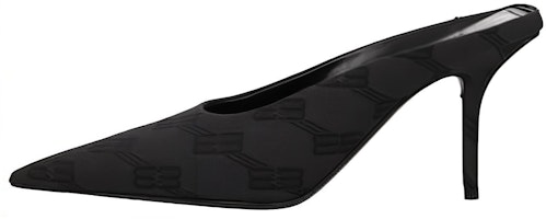 (Women) Balenciaga Pointed Toe Stiletto Slide 'Black' 702017W2I101510 (Women) Balenciaga Pointed Toe Stiletto Slide 'Black' 702017W2I101510