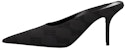 (W) Balenciaga Tumit Runcing Slide 'Hitam' 702017W2I101510
