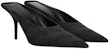 (W) Balenciaga Tumit Runcing Slide 'Hitam' 702017W2I101510