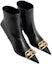 Lookbook (W) Balenciaga But Ankle Zip Bertumit Runcing 'Hitam 8cm Tumit' 764445WAWNC1088