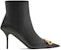 (W) Balenciaga But Ankle Zip Bertumit Runcing 'Hitam 8cm Tumit' 764445WAWNC1088