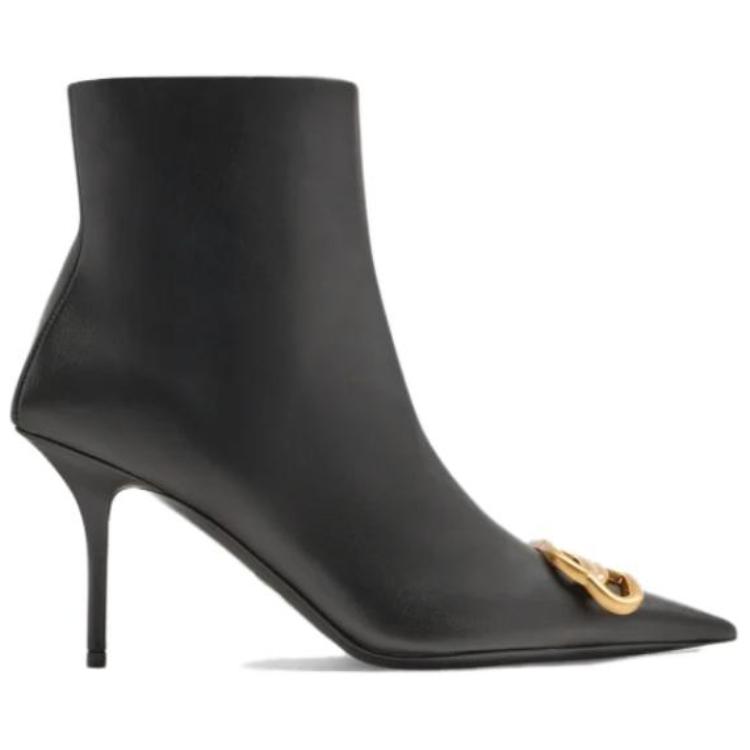 Purchase (W) Balenciaga Spitz-Zehen Stiefeletten mit Reißverschluss ''Schwarz 8cm Absatz'' 764445WAWNC1088