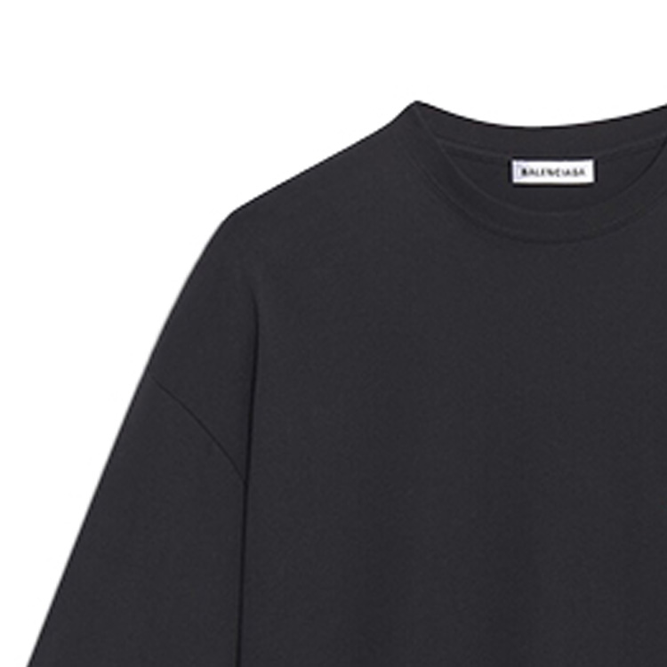 (Women) Balenciaga Political Campaign Black Oversized Cotton T-Shirt 570791TAV441000 圖 7