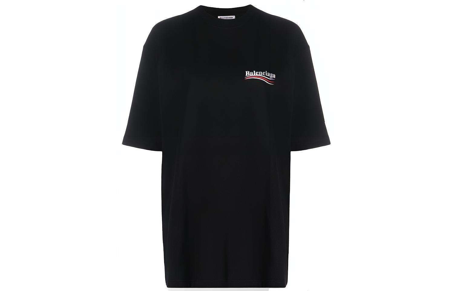 (Women) Balenciaga Political Campaign Coke Print Oversized Tee Women Black 620941TIV521070 圖 2