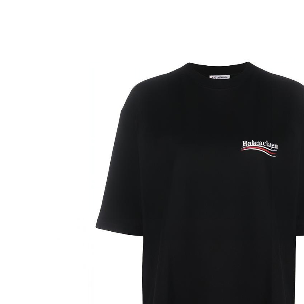 (Women) Balenciaga Political Campaign Coke Print Oversized Tee Women Black 620941TIV521070 圖 6