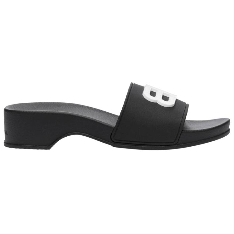Order (W) Sandalias Balenciaga Pool BB Wedge Slide 'Negras'. 697607W1S9M1090