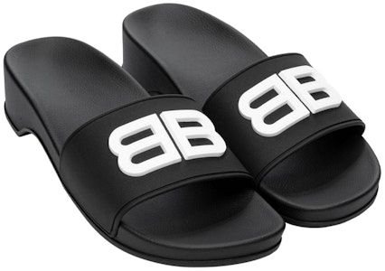 巴黎世家 印花時尚涼拖 女款 黑色 Lookbook 巴黎世家 印花時尚涼拖 女款 黑色