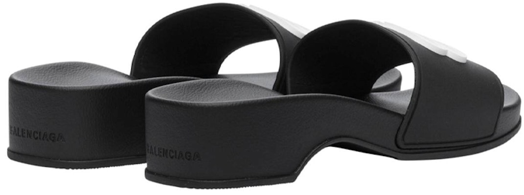 (W) Sandalias Balenciaga Pool BB Wedge Slide 'Negras'. 697607W1S9M1090 Shop (W) Sandalias Balenciaga Pool BB Wedge Slide 'Negras'. 697607W1S9M1090