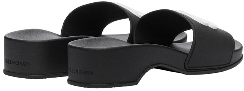 巴黎世家 印花時尚涼拖 女款 黑色 Shop 巴黎世家 印花時尚涼拖 女款 黑色