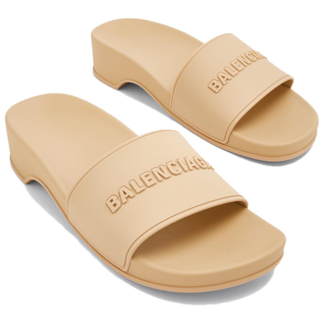 Lookbook (W) Balenciaga Pool Clogs 'Beige' Sandal Kolam Pria/Wanita 707094W1S9H2020